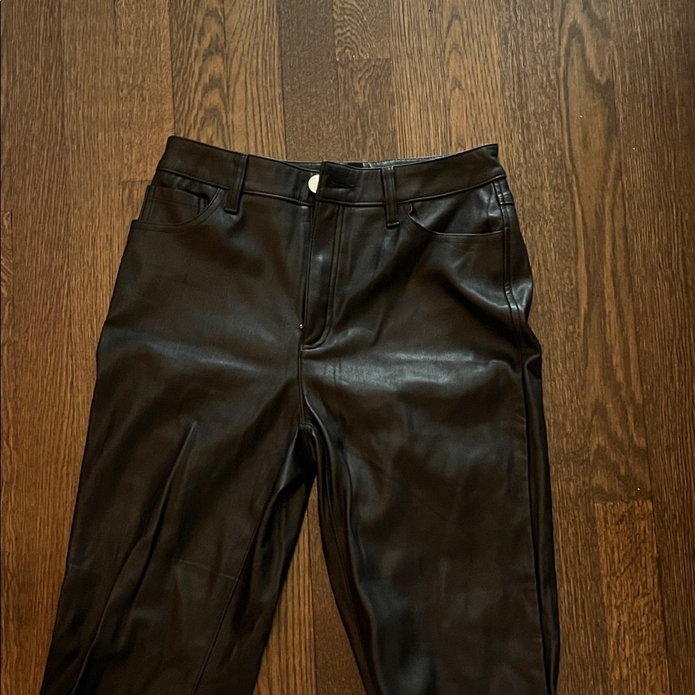 Black Women's Leather Pants